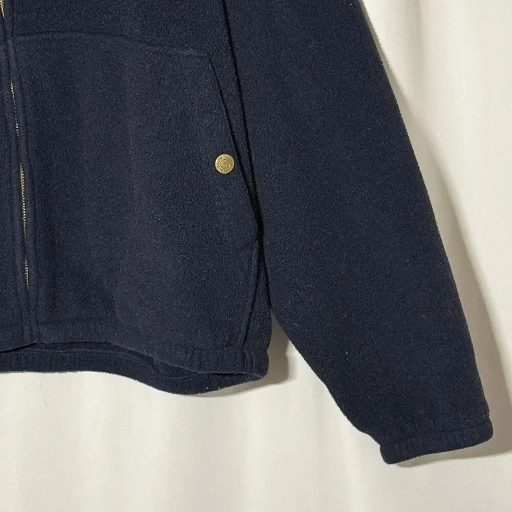Vintage Polo Ralph Lauren Full Zip Fleece Jacket Men’s Size XXL Navy